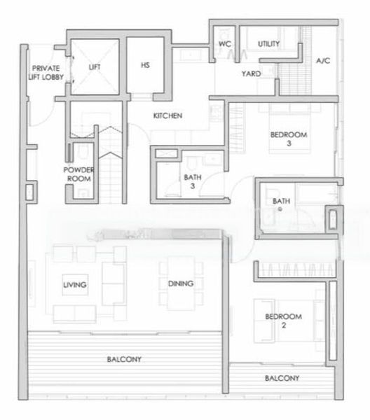 3 Bed Condo for Rent in  Lloyd Sixtyfive - Image 19