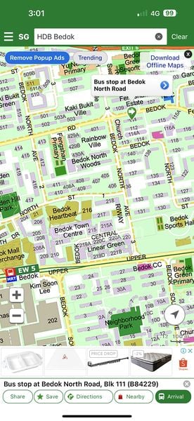 Common Room (HDB) for Rent in  111 Bedok North Road - Image 1