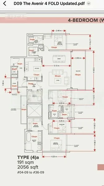 4 Bed Condo for Rent in  The Avenir - Image 6