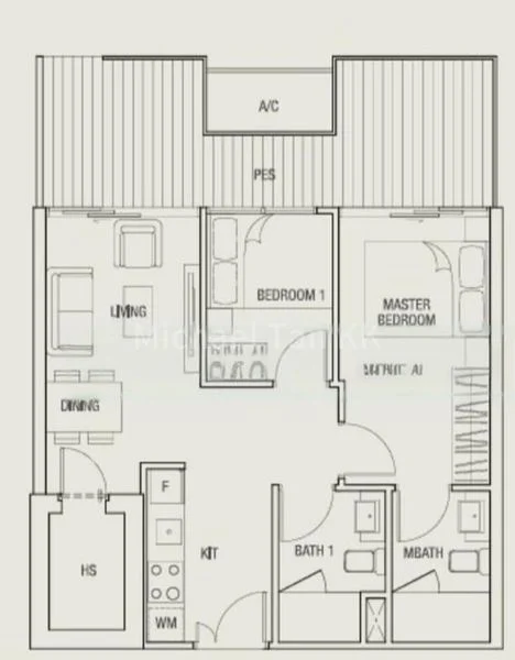 2 Bed Condo for Rent in  The Midtown - Image 12