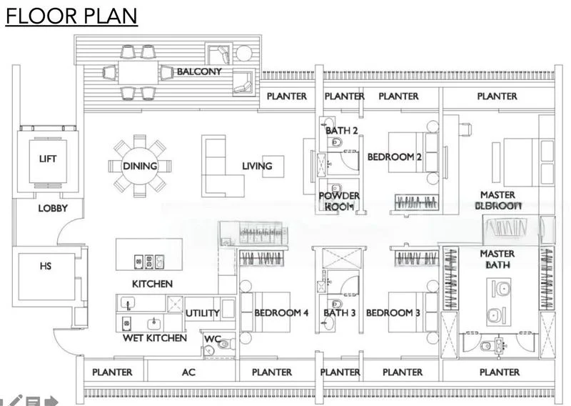 4 Bed Condo for Rent in Goodwood Residence - Image 17
