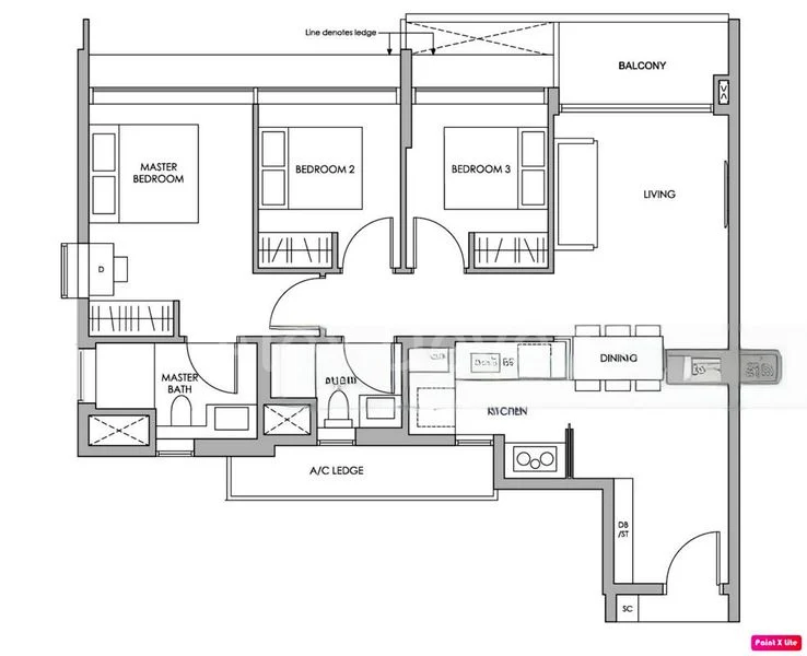 3 Bed Apartment (Condo) for Sale in Pasir Ris 8 / Pasir Ris Mall - Image 20