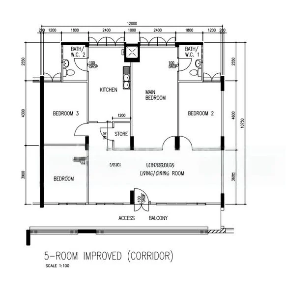 5 Room (5I) HDB for Rent in  176 Ang Mo Kio Avenue 4 - Image 6