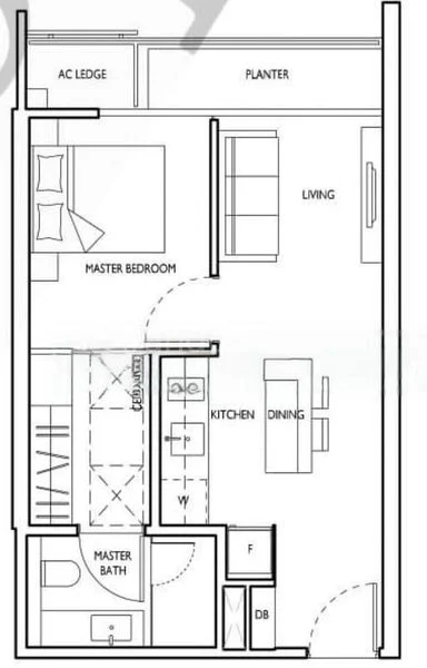 1 Bed Condo for Sale in  D'nest - Image 6