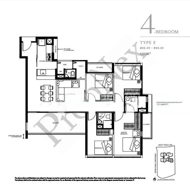 4 Bed Condo for Rent in  The Linq @ Beauty World - Image 8