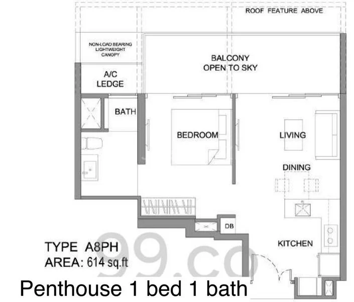 1 Bed (Condo) for Rent in Kingsford Hillview Peak - Image 7