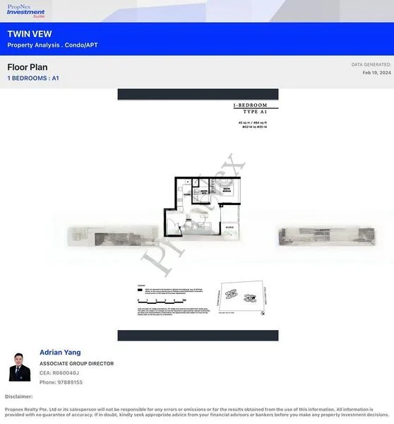 1 Bed Condo for Sale in  Twin VEW - Image 12