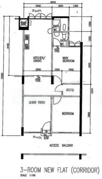 3 Room (3A) HDB for Rent in  175 Bukit Batok West Avenue 8 - Image 9