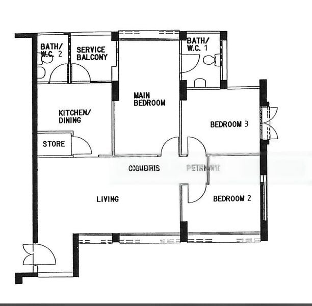 4 Room (4A) HDB for Rent in  509 Jelapang Road - Image 5