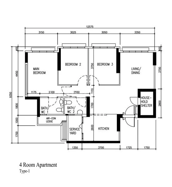 4 Room (4A) HDB for Sale in 323A Sumang Walk - Image 7