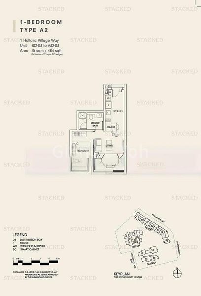 1 Bed Condo for Sale in  One Holland Village Residences / One Holland Village - Image 9