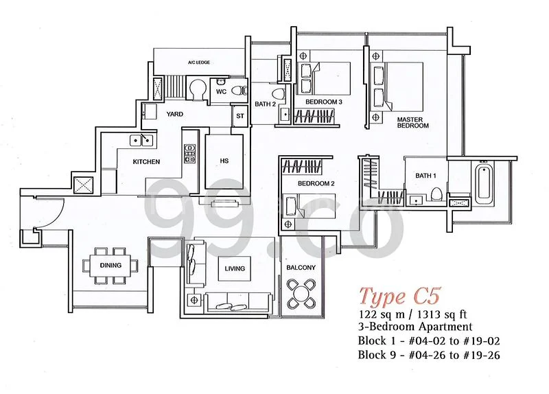 3 Bed Condo for Rent in One Amber - Image 14