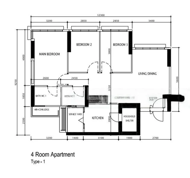 4 Room (4A) HDB for Sale in  130B Lorong 1 Toa Payoh - Image 9