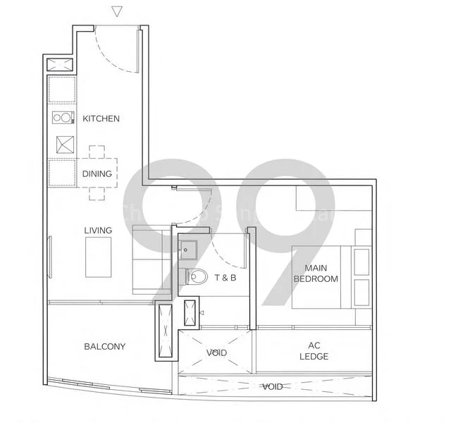 1 Bed Apartment (Condo) for Rent in  Robin Suites - Image 18