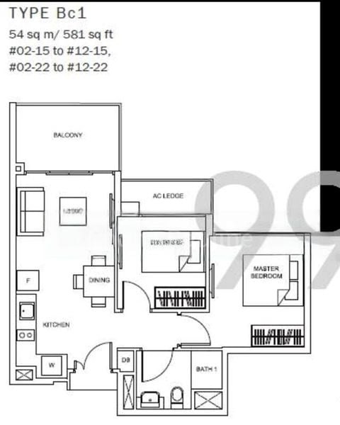 2 Bed Condo for Rent in  The Glades - Image 8