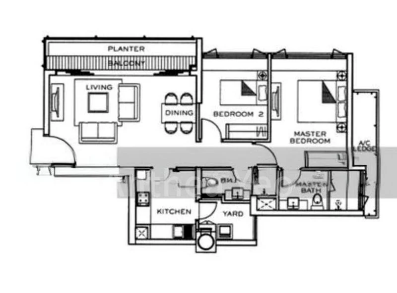 2 Bed Condo for Rent in  The Inspira - Image 12