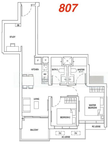 2 Bed Condo for Rent in  Newport Residences / Newport Tower - Image 16