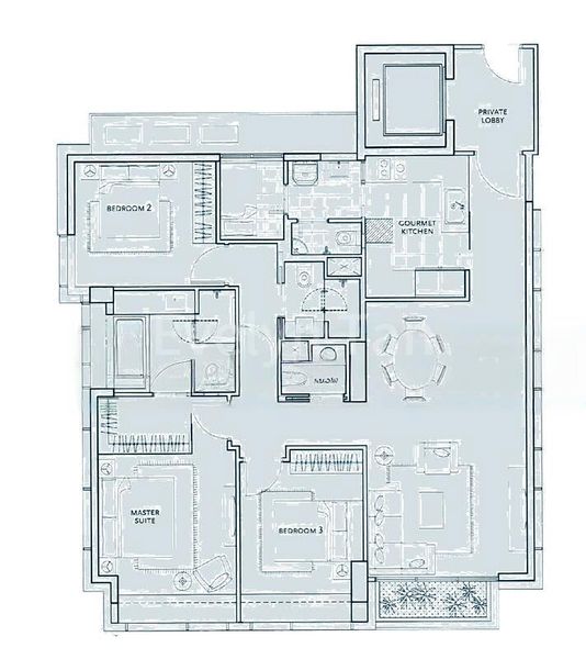 3 Bed Apartment (Condo) for Sale in  Saint Regis Residences Singapore - Image 19