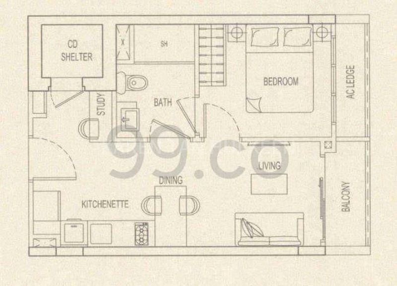 1 Bed Condo for Sale in Cardiff Residence - Image 12