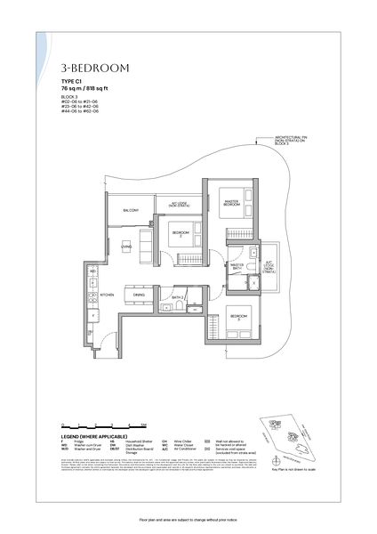 3 Bed Condo for Sale in  Zyon Grand - Image 7