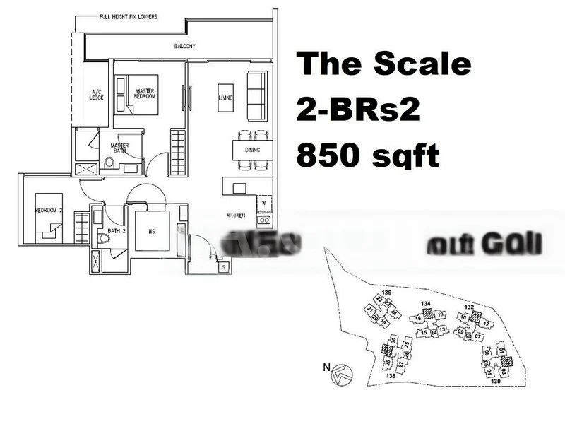 2 Bed Condo for Rent in  The Scala - Image 12
