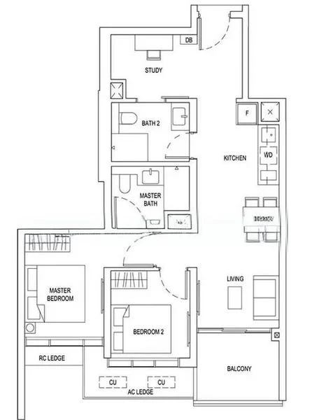 2 Bed Condo for Rent in  Newport Residences / Newport Tower - Image 8