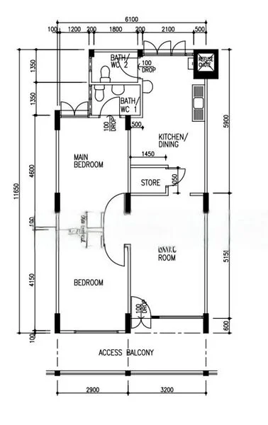 3 Room (3S) HDB for Sale in  421 Jurong West Street 42 - Image 5