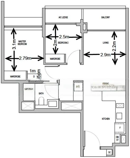 2 Bed Condo for Rent in  Pasir Ris 8 / Pasir Ris Mall - Image 17