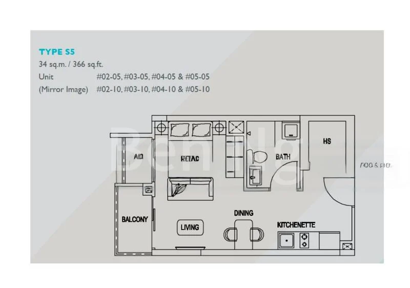 Room (Condo) for Rent in  Suites @ Paya Lebar - Image 5