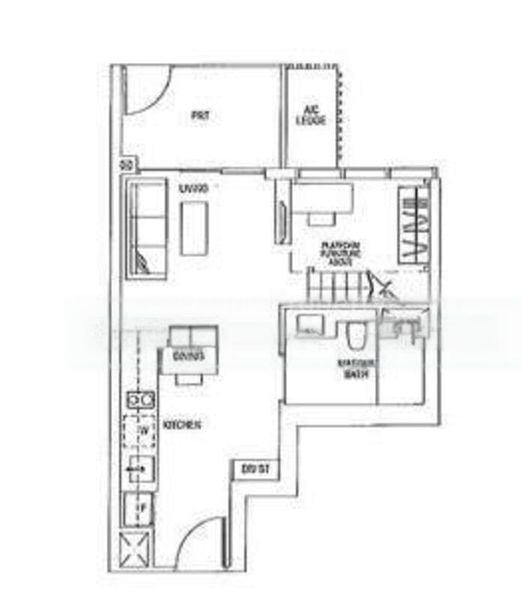 1 Bed Condo for Rent in Sims Urban Oasis - Image 19