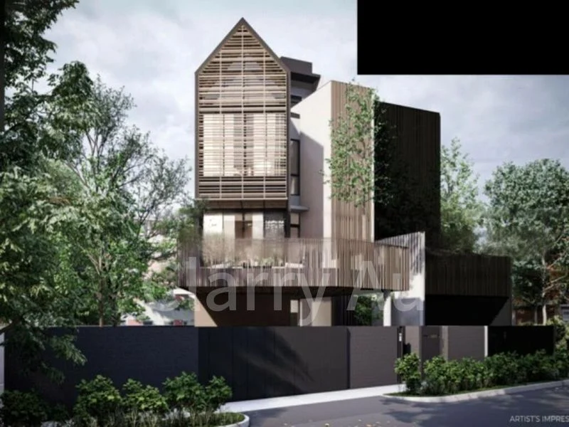 Mall Shop for Sale: TERRACES 3.5 Sty, with Pool & Lift @ Meragi ‼️ 4mins to MRT ★Eminence Landed★ - Image 2