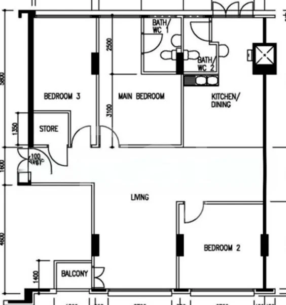 5 Room (5A) HDB for Rent in  110 Tampines Street 11 - Image 6