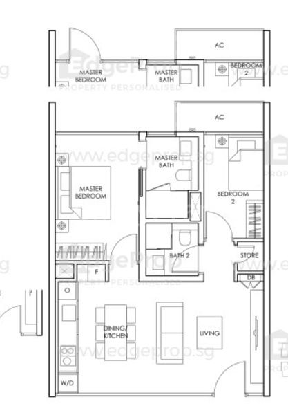 2 Bed Apartment (Condo) for Rent in  Sloane Residences - Image 24