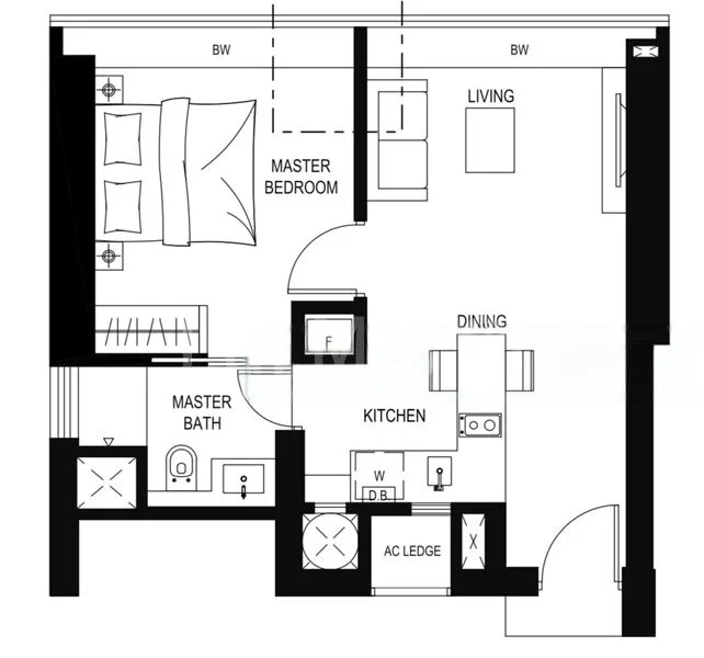 1 Bed Condo for Sale in  8 Saint Thomas - Image 14