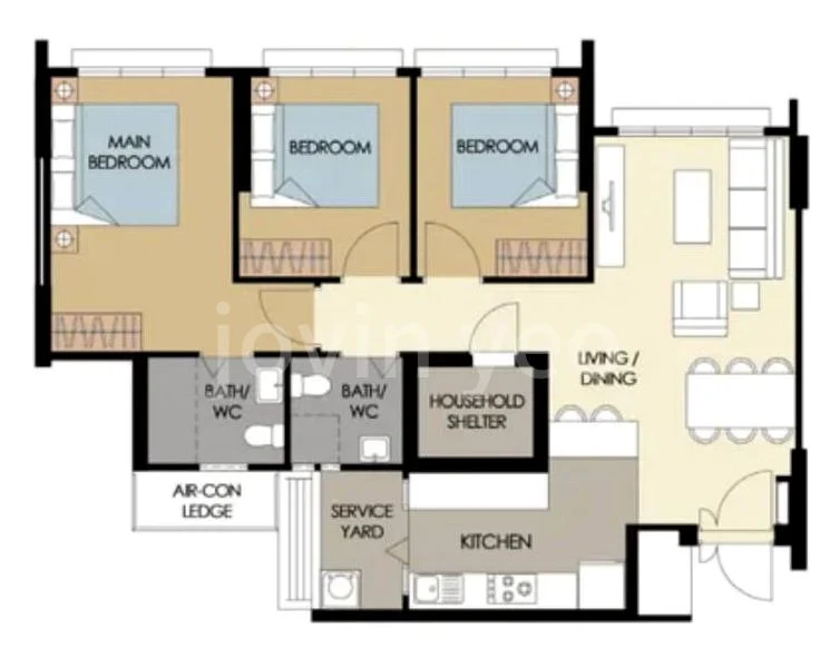4 Room (4A) HDB for Rent in 473B Yishun Street 42 - Image 6