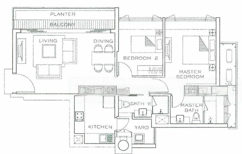 2 Bed Condo for Rent in  The Inspira - Image 7