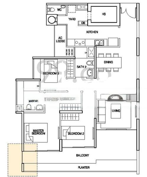 3 Bed Condo for Rent in  The Estuary - Image 8