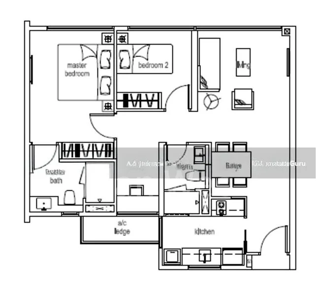 2 Bed Condo for Rent in  Tree House - Image 6