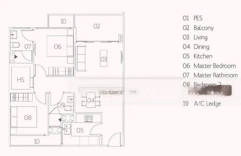 2 Bed Condo for Rent in  Village @ Pasir Panjang - Image 3