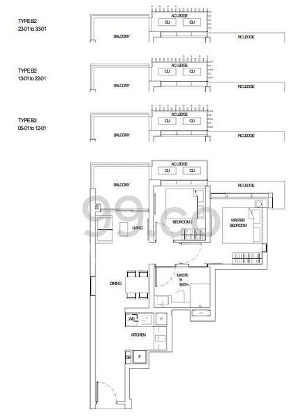 2 Bed Apartment (Condo) for Rent in One Bernam - Image 8