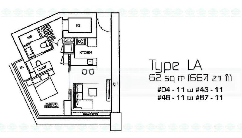 1 Bed Apartment (Condo) for Sale in  The Sail @ Marina Bay - Image 6