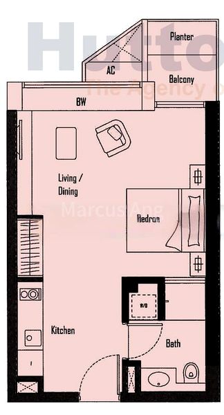 1 Bed Condo for Rent in  UIC Building - Image 7