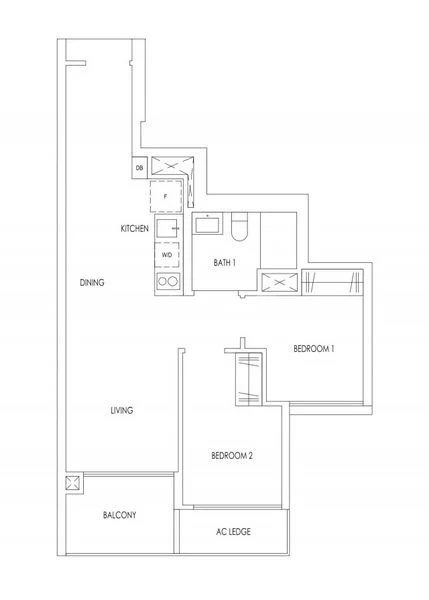 2 Bed Condo for Sale in  Treasure at Tampines - Image 8