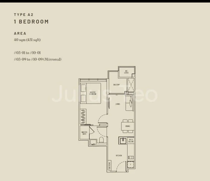 1 Bed Apartment (Condo) for Sale in Hill House - Image 7