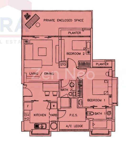 2 Bed Apartment (Condo) for Sale in Newton 18 - Image 14