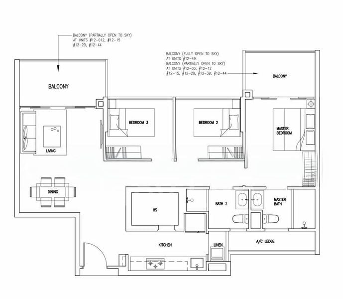 3 Bed Executive Condo for Rent in  Forestville - Image 13