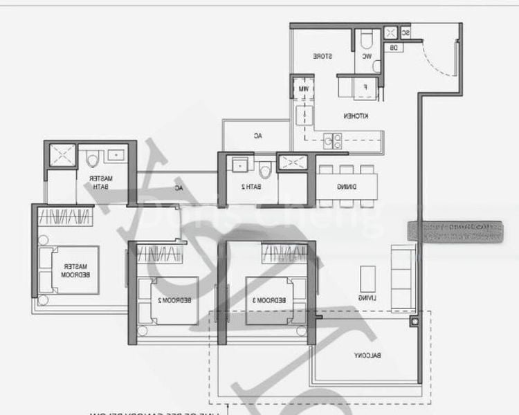 3 Bed Condo for Rent in  Parc Botannia - Image 7