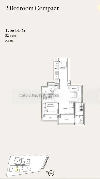 2 Bed Condo for Rent in  Dunearn 386 - Image 9