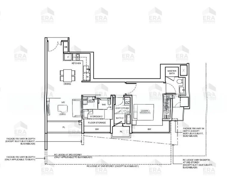 2 Bed Condo for Rent in  Coco Palms - Image 11