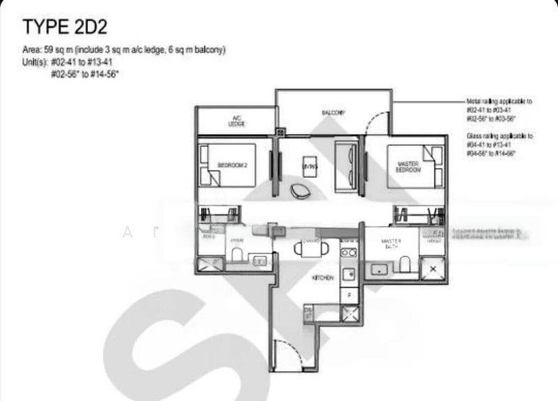 2 Bed Condo for Rent in Park Colonial - Image 8